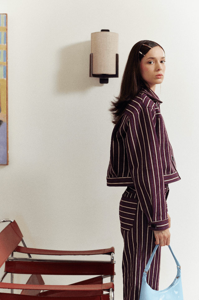 Ida, veste à rayures 