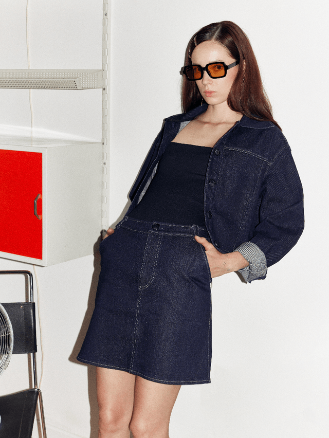 La jupe indigo Pippa